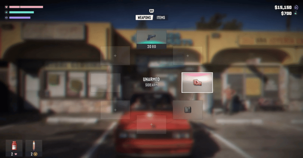 GTA 6 weapon limit opinion, weapon wheel image from extended look