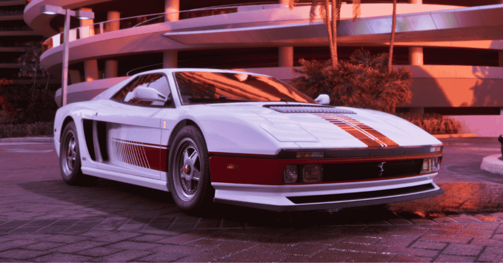 GTA 6 real cars: the '95 Grotti Cheetah from the Ultimate Edition, based on the Ferrari Testarossa