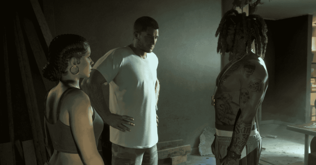 GTA 6 missions shown so far, Jason and Lucia during a robbery