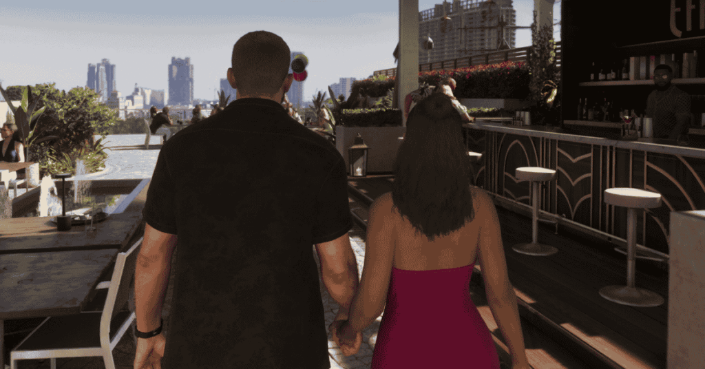 GTA 6 story, Jason and Lucia together in Vice City